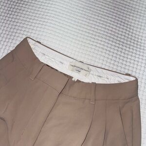 Aritzia Beige Effortless Pant